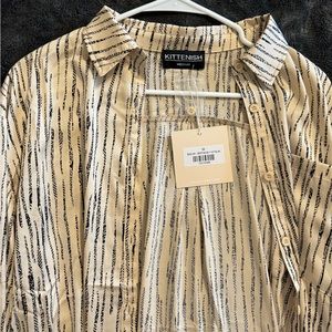 Kittenish Oversized Blouse/Dress